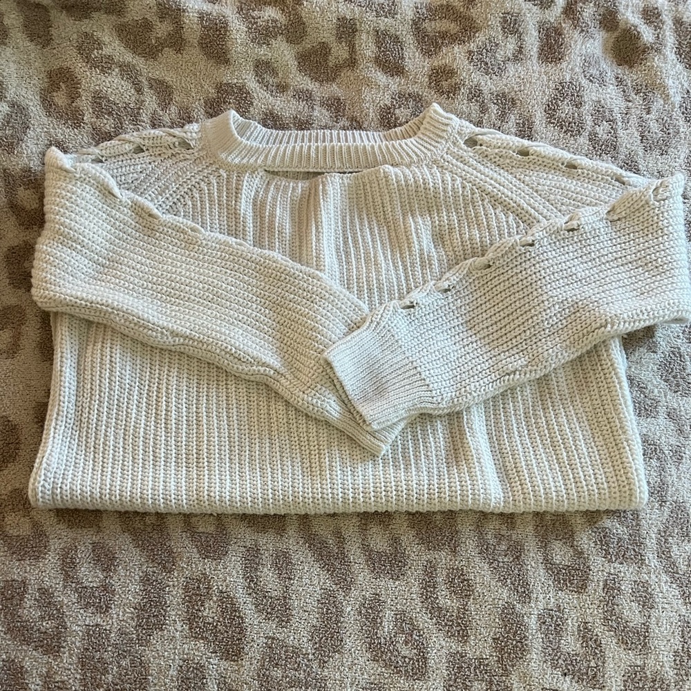 White sweater